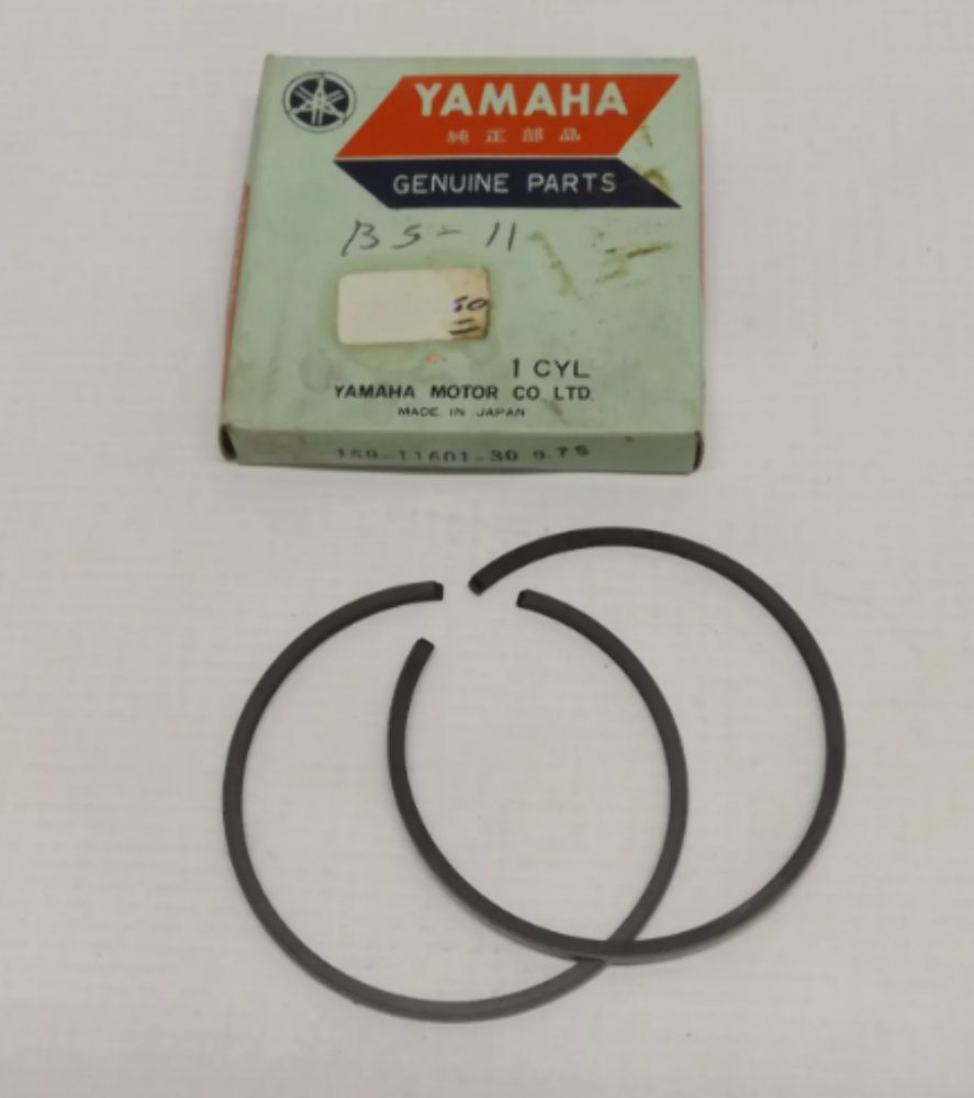 Vintage Yamaha YM1 YM2 YM2C NOS OEM Piston Ring Set 0.75 3rd Over # 159-11601-30