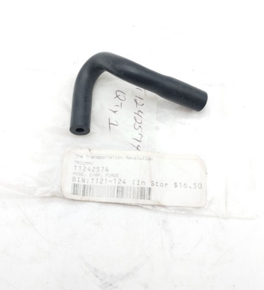 TRIUMPH NEW OEM HOSE, EVAP PURGE T1242574