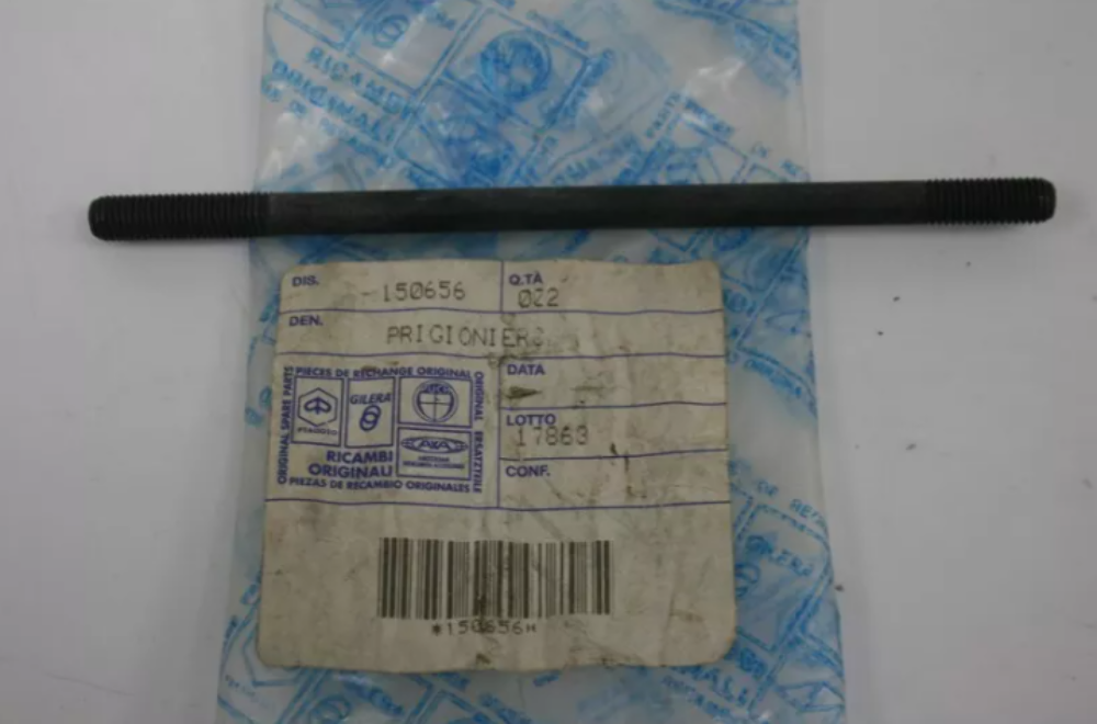 1980-2017 Piaggio Vespa PX 125 150 200 LML Star 7mm Cylinder Stud 150656 OEM