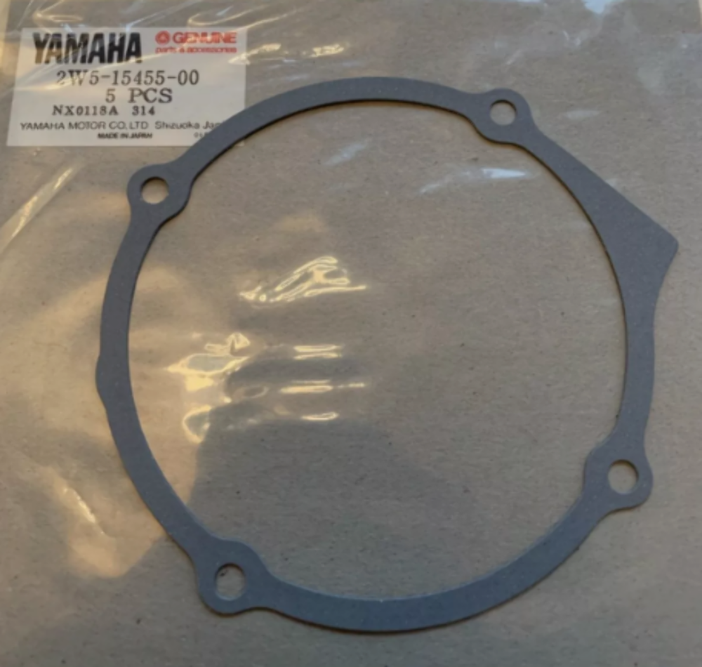 YAMAHA OEM LEFT CRANKCASE COVER GASKET YZ125 YZ100 1977-1981 2W5-15455-00 QTY-2