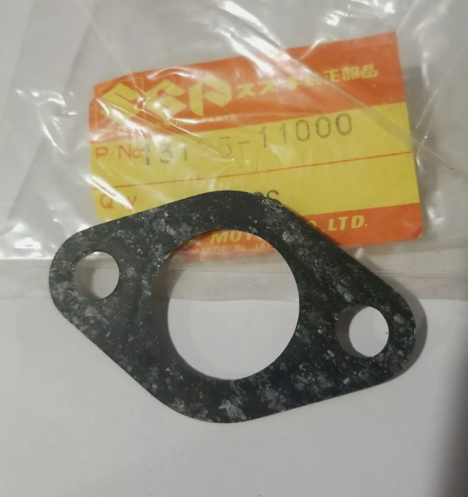 1969-81 SUZUKI TS TC RV DS 100 125 185 INTAKE GASKET NOS OEM 13125-11000