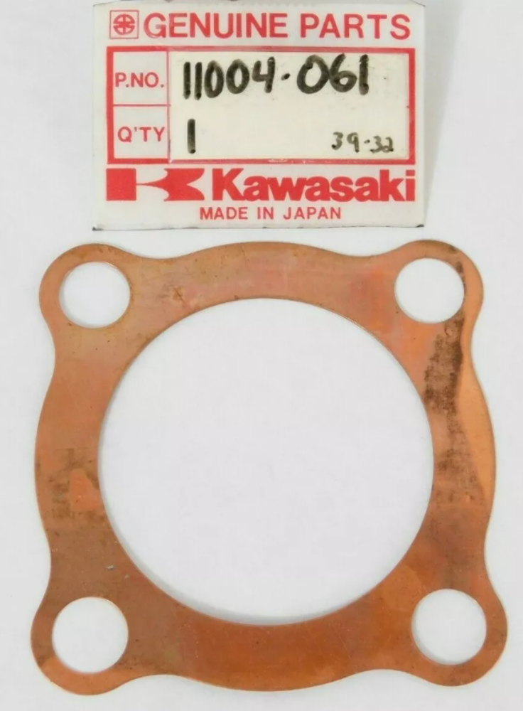 KAWASAKI NEW OEM CYLINDER HEAD GASKET 1974-78 KH400 11004-061