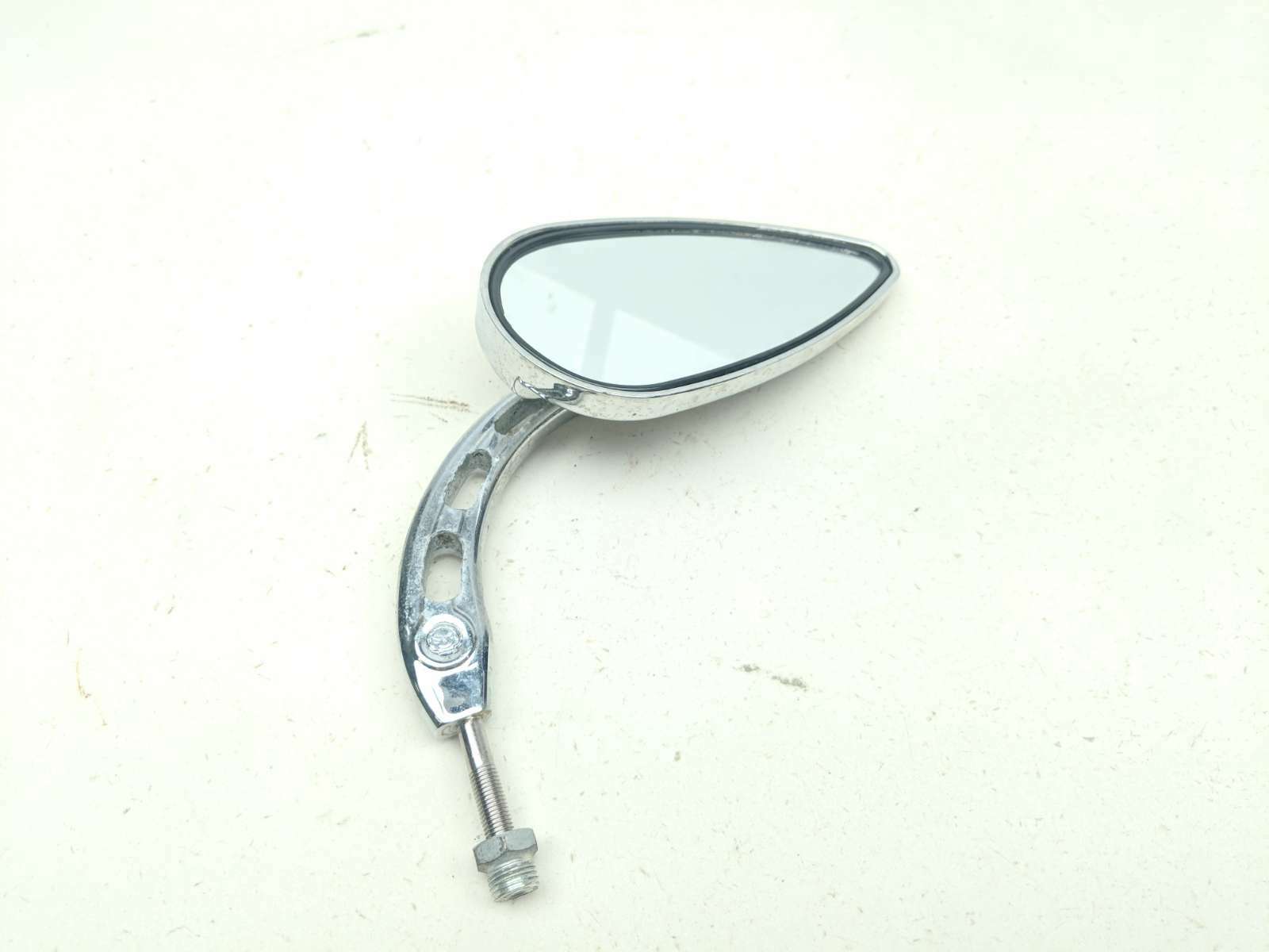03 Harley Davidson FXDWG Dyna Wide Glide Right Rearview Mirror Skull Chrome