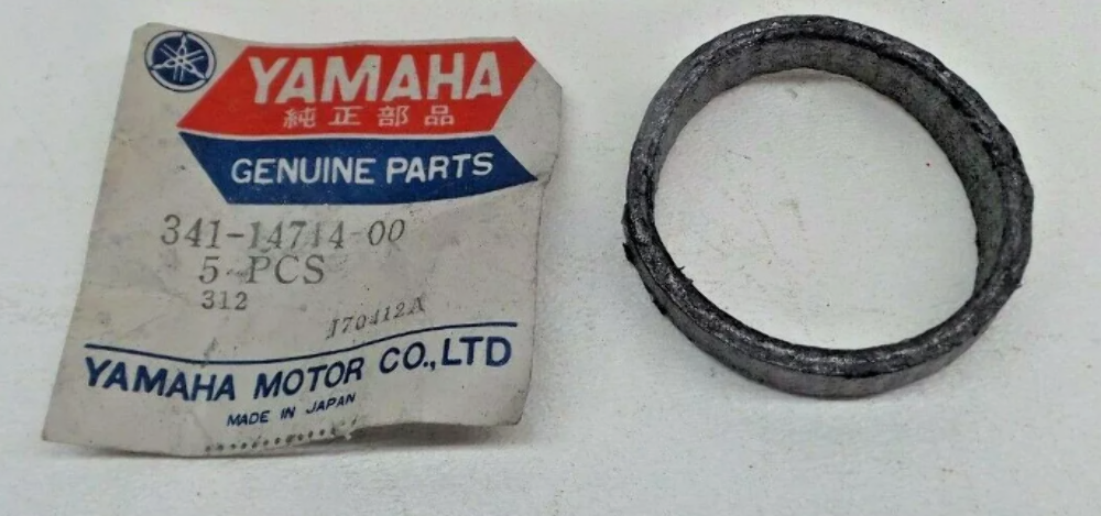YAMAHA NEW OEM MUFFLER GASKET 341-14714-00