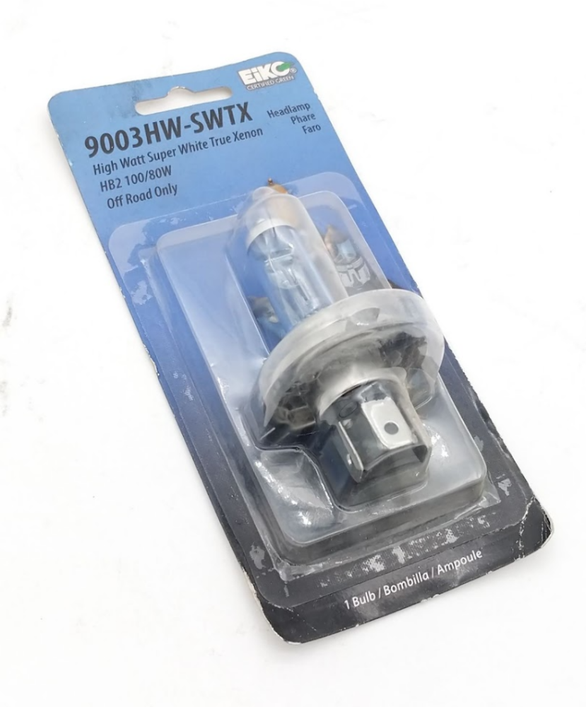 NOS Eiko HB2 12V 100/80w Halogen Bulb Super White 9003HW-SWTX 20-0428