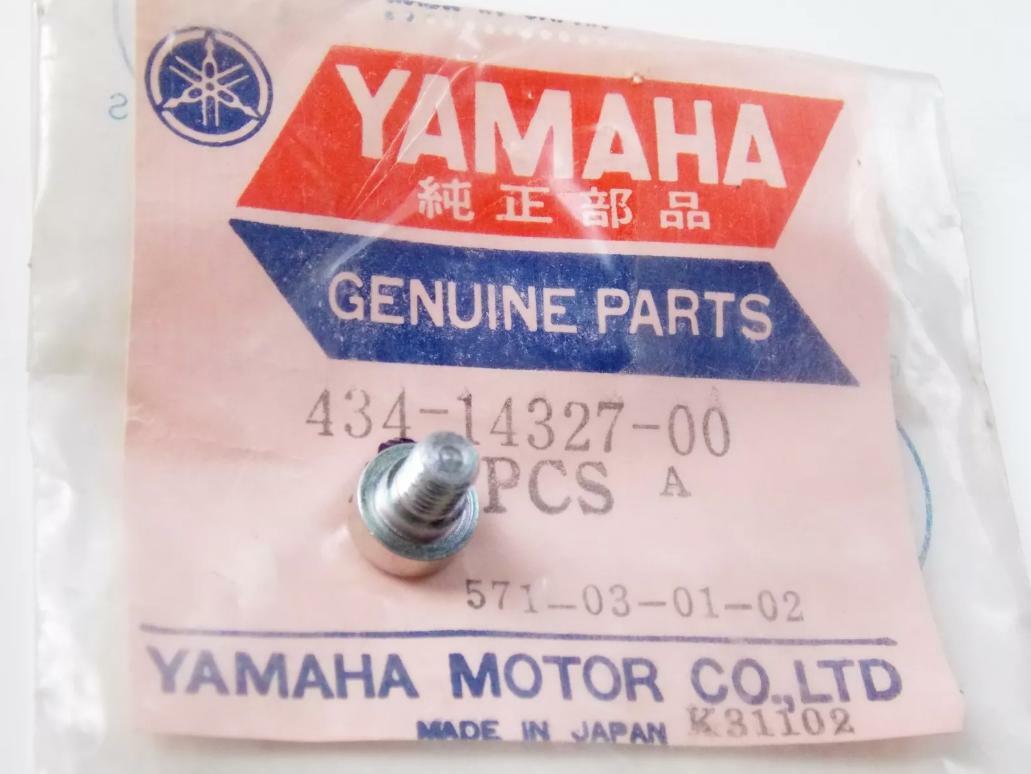 YAMAHA NEW OEM CARBURETOR SCREW 434-14327-00
