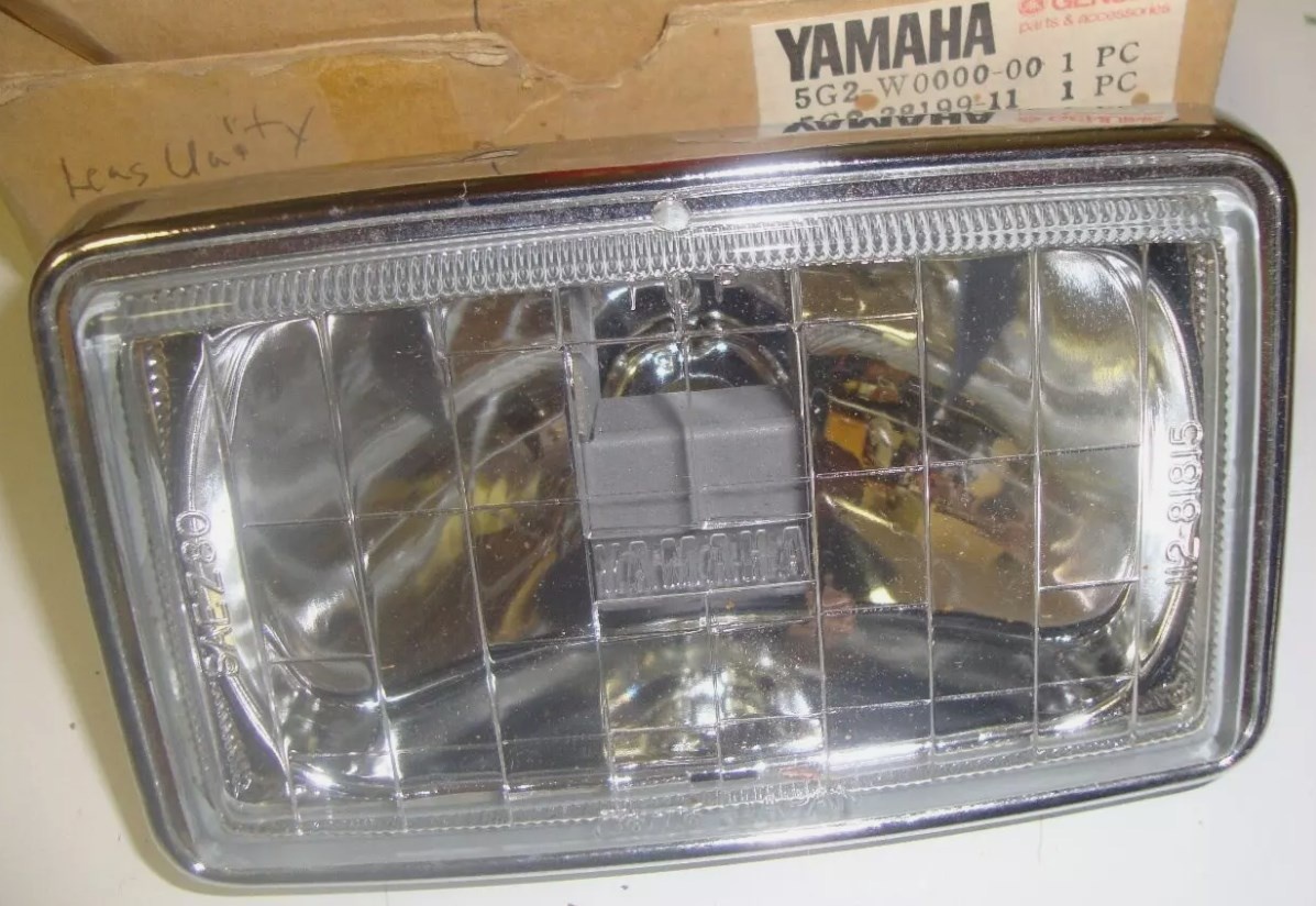 New OEM 1981-1982 Yamaha XJ750 (Clear) Head Light Sub 5G2-W0000-00