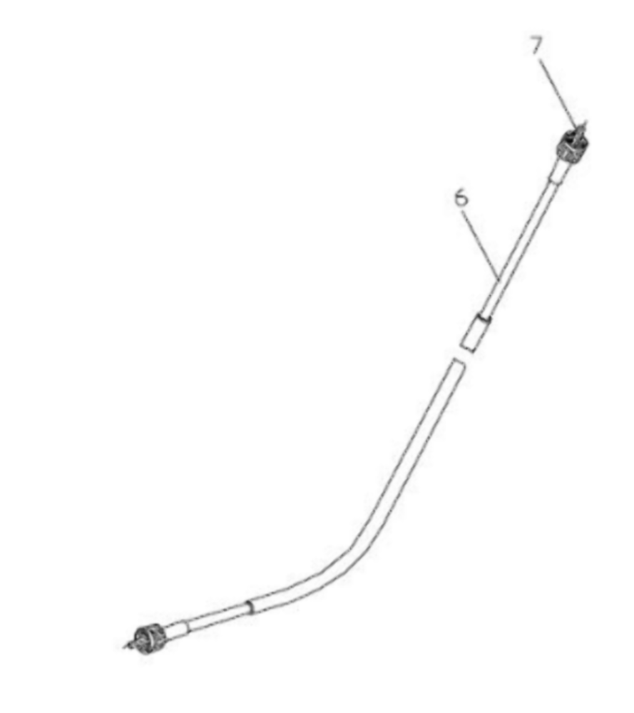 PGO NOS SPEEDOMETER CABLE ASSY. P6544002000