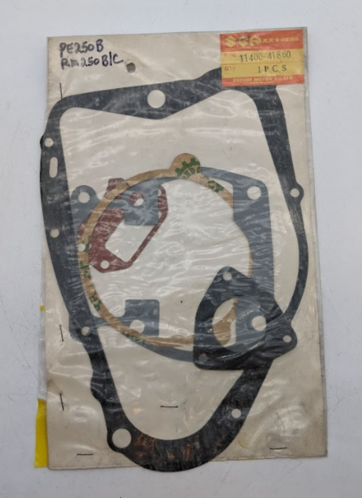 SUZUKI NOS OEM ENGINE GASKET SET 1996-98 RM250 11400-41860