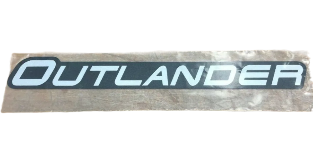 NEW OEM 2017-2020 CAN-AM OUTLANDER DECAL STICKER EMBLEM SILVER 704906004