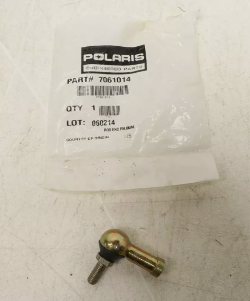 POLARIS NEW OEM RH ROD END 6MM 7061014