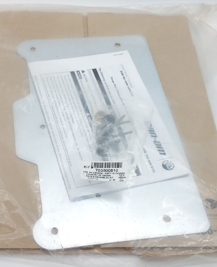 Can-Am OEM Commander Severe Duty Cargo Heat Shield Kit 703500810