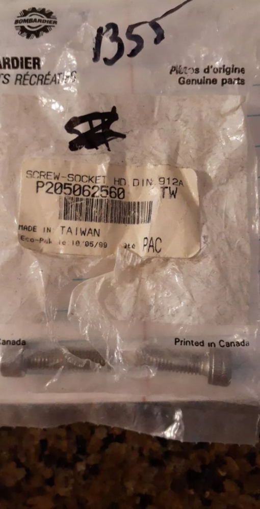 BRP Sea-Doo New OEM Socket Head Screw M6 X 25 210100012 420840863 205062560 QTY2