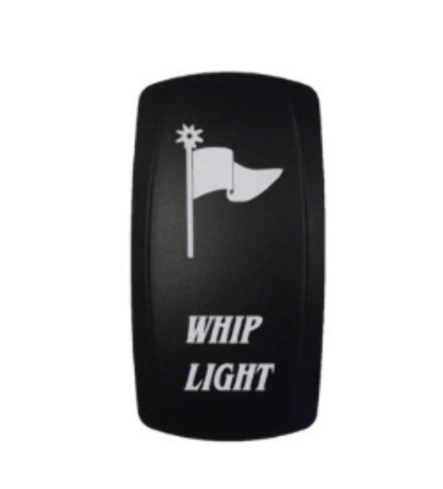 MODQUAD RACING RS-WHIP WHIP LIGHT LASER ENGRAVED ROCKER SWITCH ACTUATOR 379748