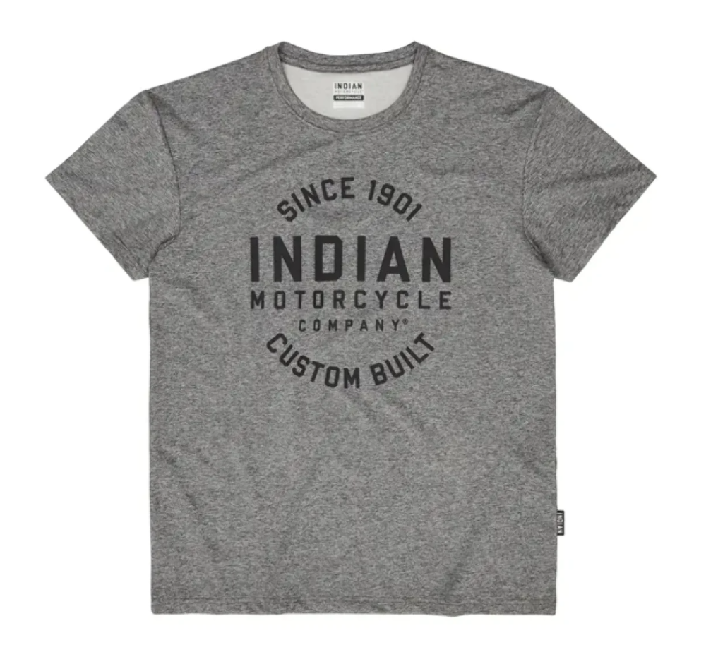 POLARIS INDIAN MENS GREY ATHLETE TEE SHIRT SIZE -3XL #286276214