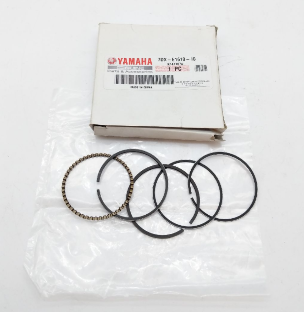 NEW OEM YAMAHA PISTON RING SET 0.25MM O S 7DX-E1610-10