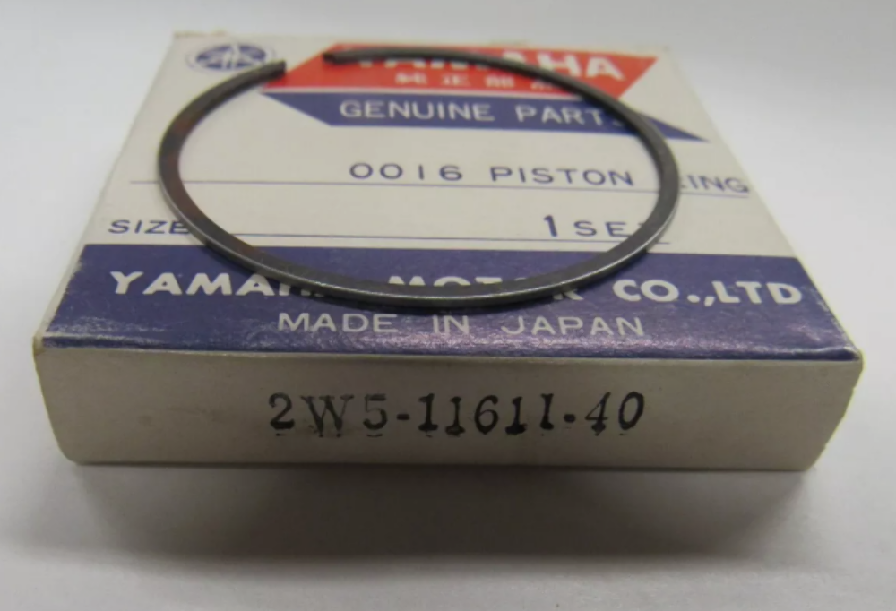 YAMAHA NEW OEM PISTON RING SET 4TH O/S 1976-81 YZ100 2W5-11611-40