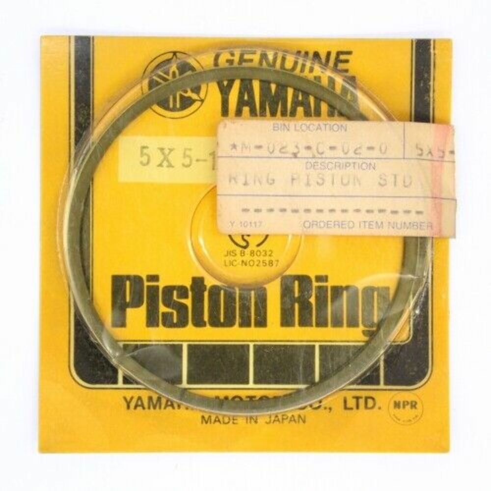 Yamaha Piston Ring Set Part Number - 5X5-11601-00