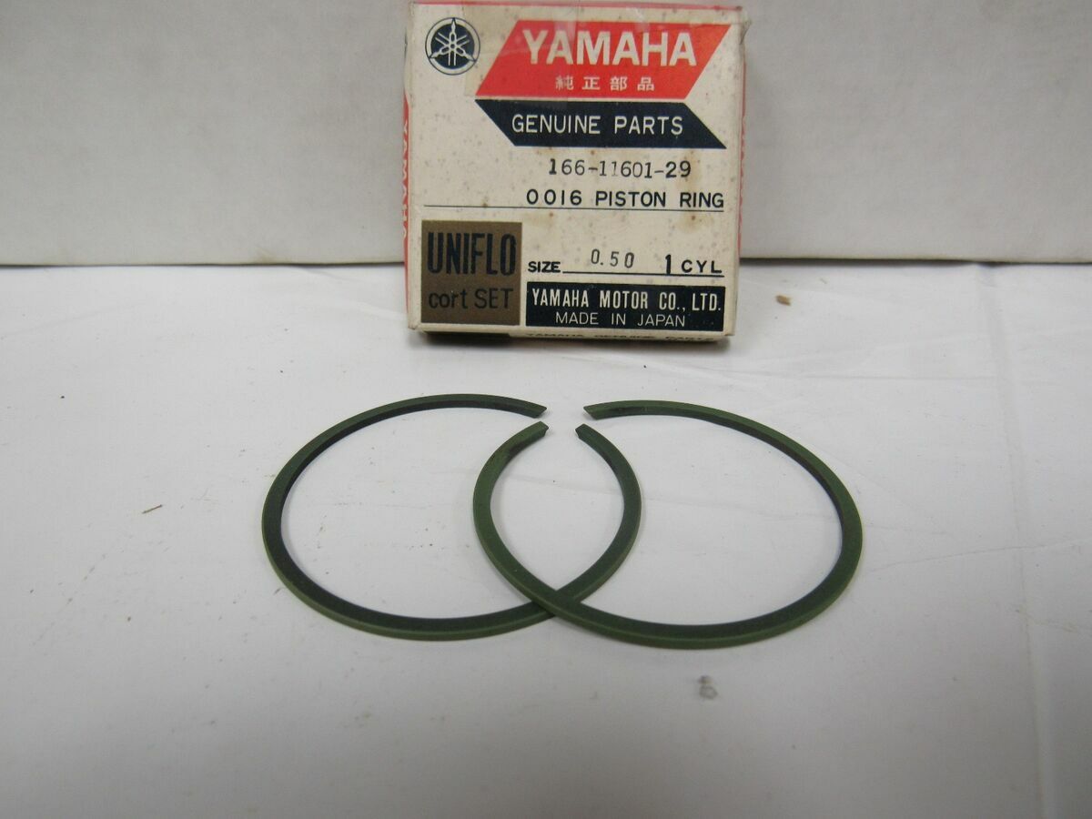 GENUINE NOS Yamaha 1969 1970 L5T Piston Ring Set 166-11601-29