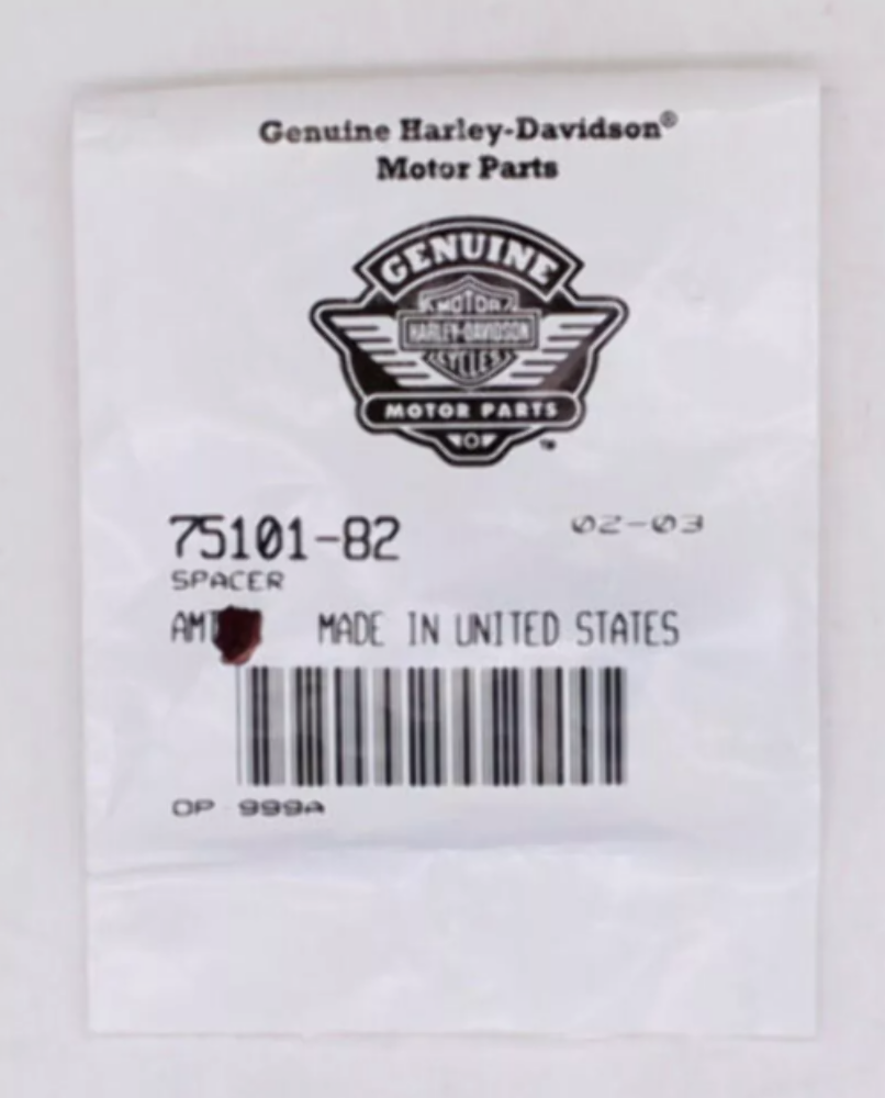 HARLEY DAVIDSON NEW OEM SPACER (PACK OF 10) 75101-82