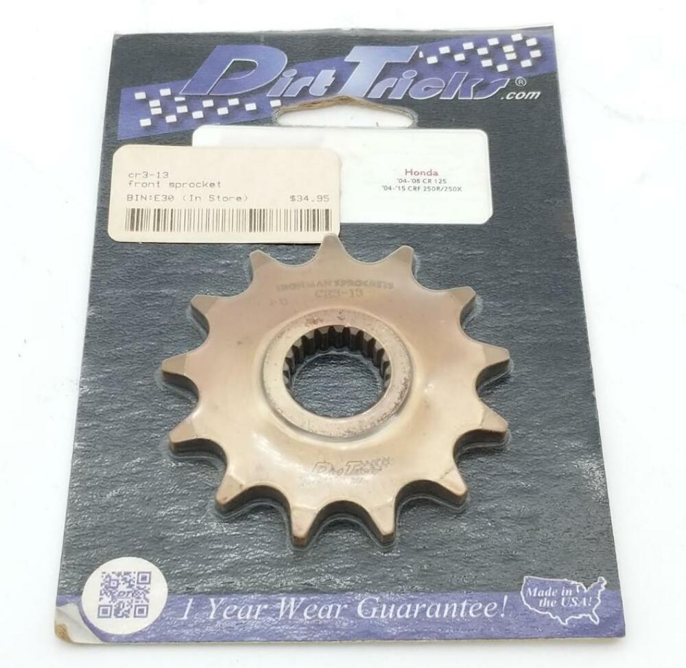 Dirt Tricks Front Sprocket 13 Tooth HONDA CR125R 2004-2007 CR3-13