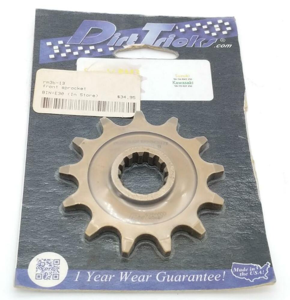 DBR Front Sprockets Dirt Tricks Suzuki RMZ250 04-06 13T RM 3 RM3B-13