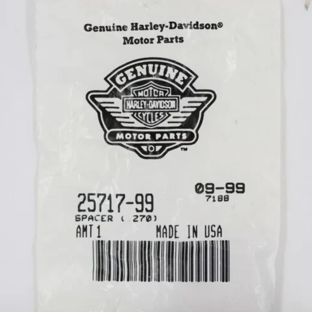 HARLEY DAVIDSON NEW OEM SPACER .270 25717-99