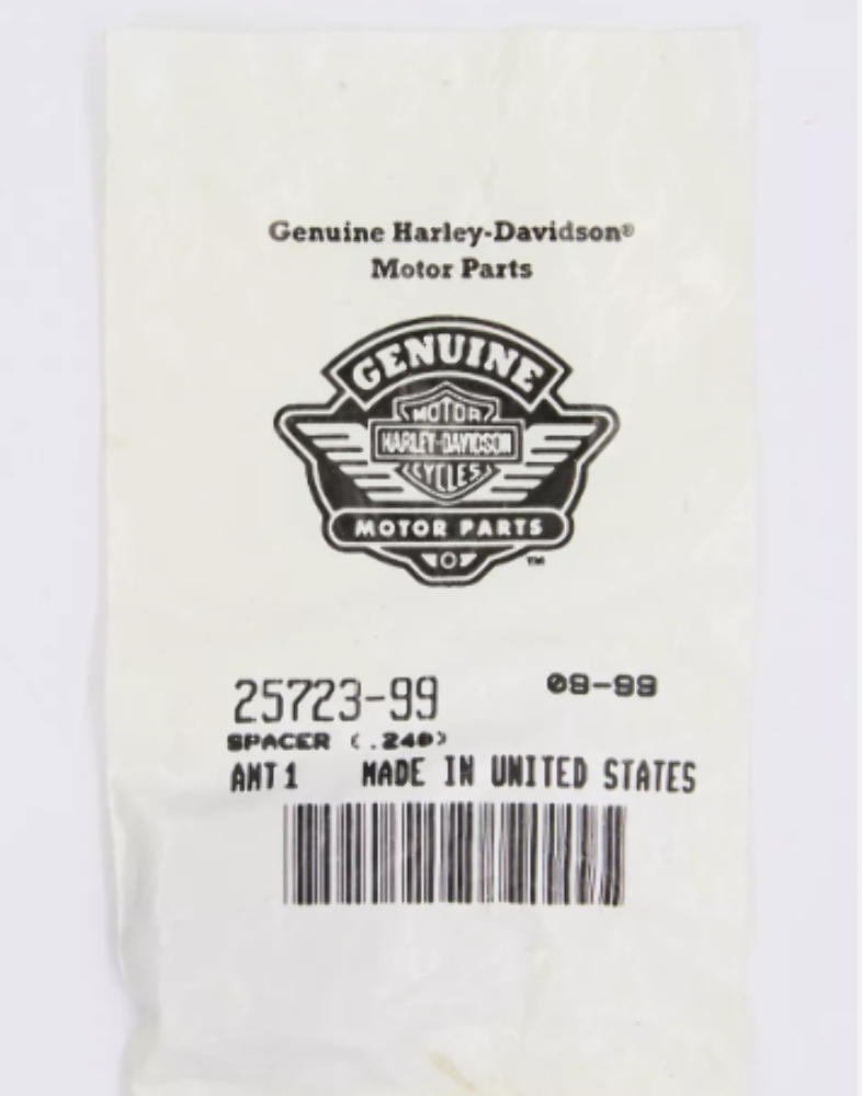 HARLEY DAVIDSON NEW OEM SPACER .240 25723-99