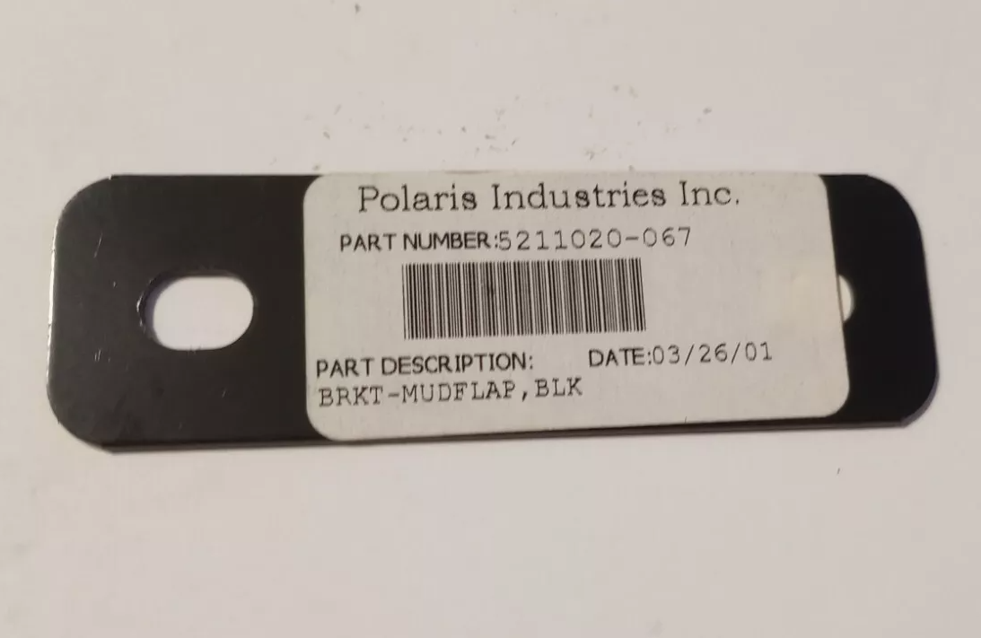 POLARIS NEW OEM MUD FLAP BRACKET 5211020