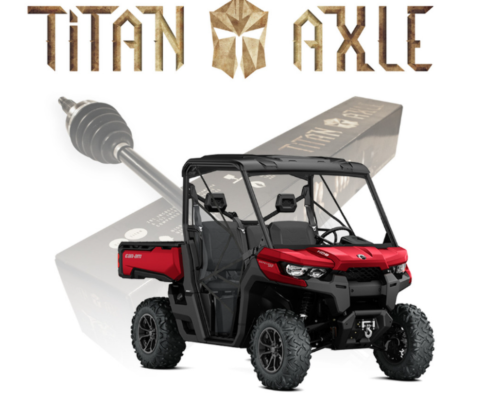 Can-Am Defender HD10 2016-2018 24-A20 Axle Front Left by Titan Axle 24A20