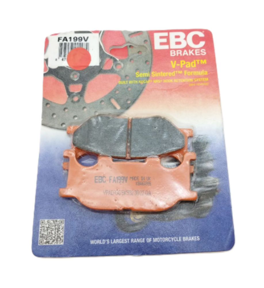 EBC - V Front Brake Pads Yamaha 1995-14 XV250 07-14 XVS1300 V-Star - FA199V