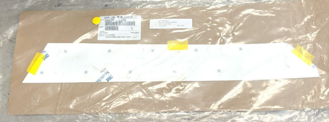 NEW OEM 2019 KAWASAKI TERYX4 PATTERN, RR FENDER, RH 56075-4376