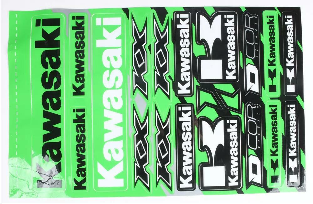 NEW D'COR 40-20-101 Decal Sheets 12 mm Kawasaki 2.0
