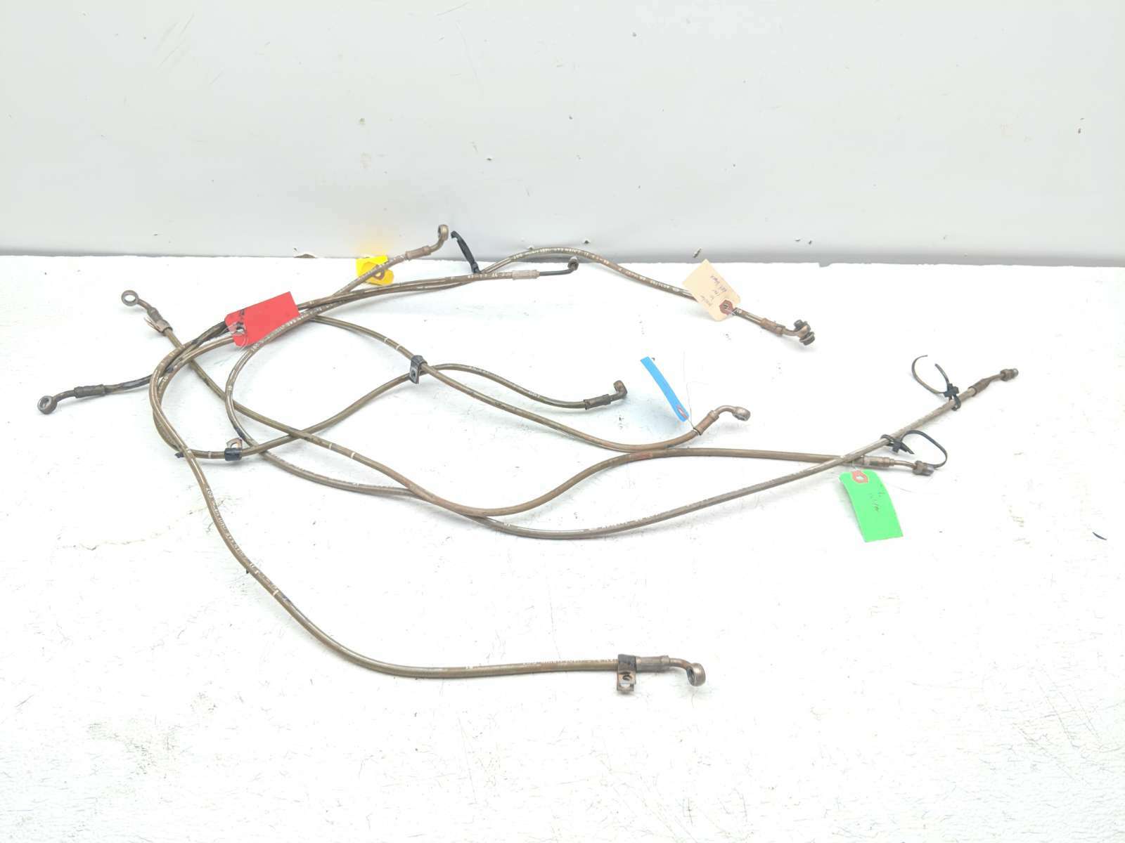 18 19 Polaris Ace 570 Front And Rear Stainless Brake Cable Line Hose Set Kit Lot