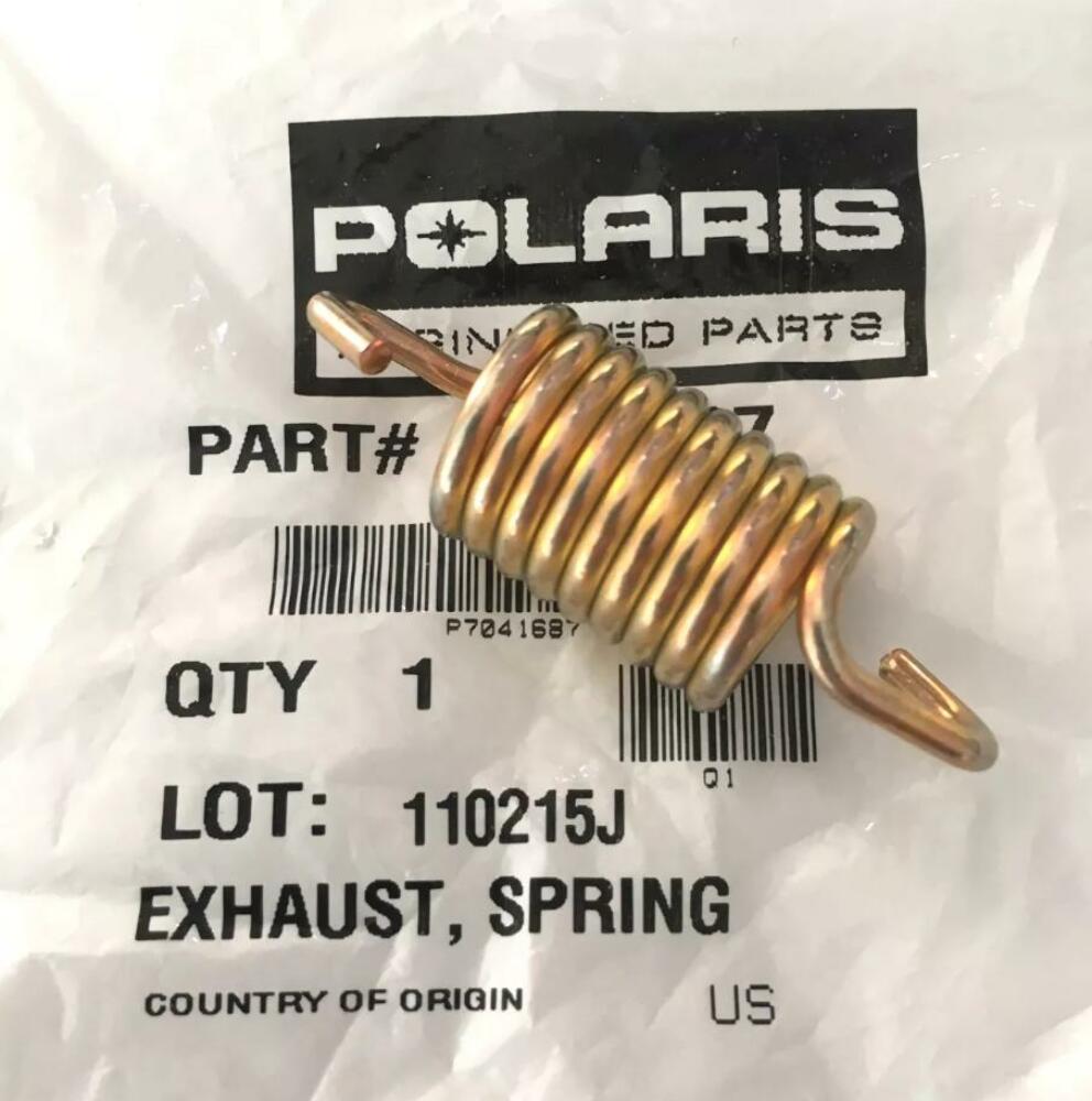 POLARIS NEW OEM EXHAUST SPRING 7041687