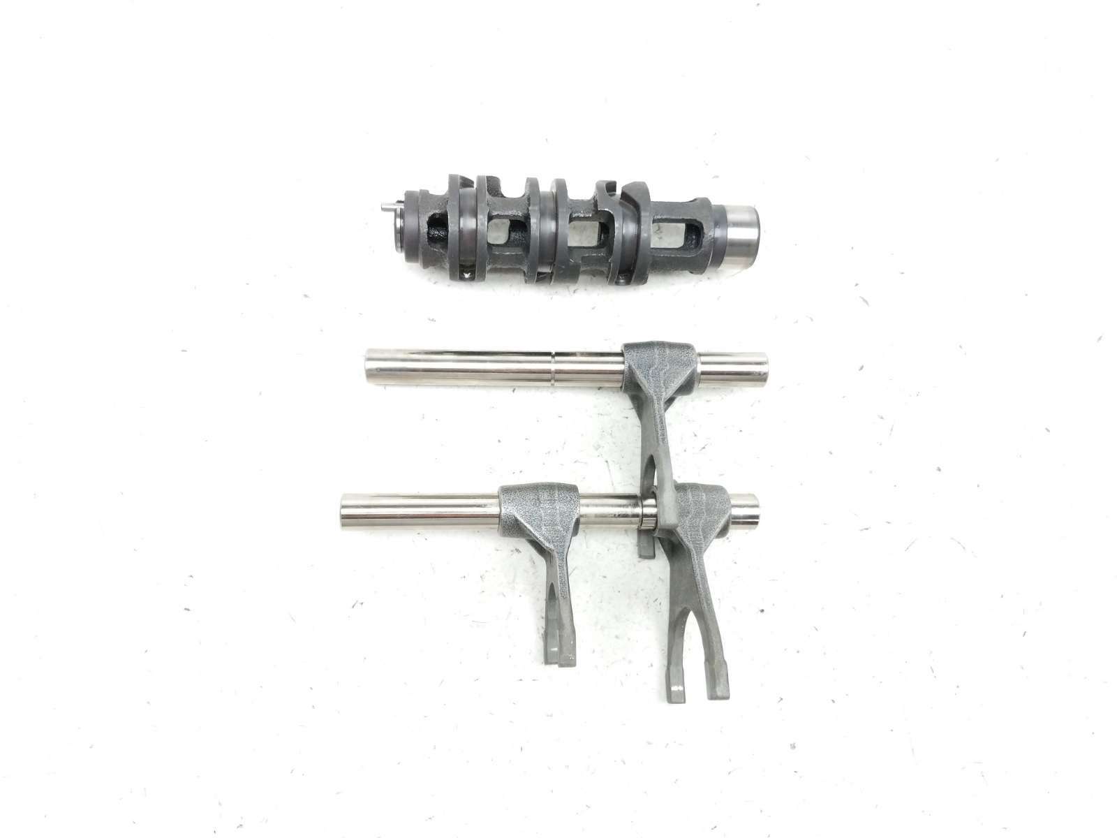 13-16 Triumph Trophy 1200 SE Transmission Shift Shifter Forks and Drum