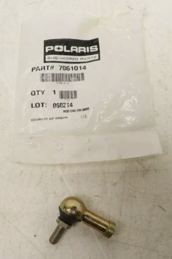 POLARIS NEW OEM ROD END RH 6MM 7061014