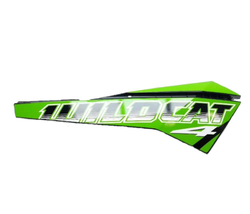 NEW OEM 2014 ARCTIC CAT WILDCAT DOOR W/ DECALS, LEFT HAND, GREEN 0518-149