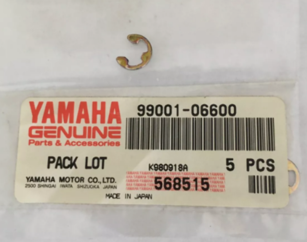 YAMAHA NEW OEM CIRCLIP 99001-06600 QTY 4