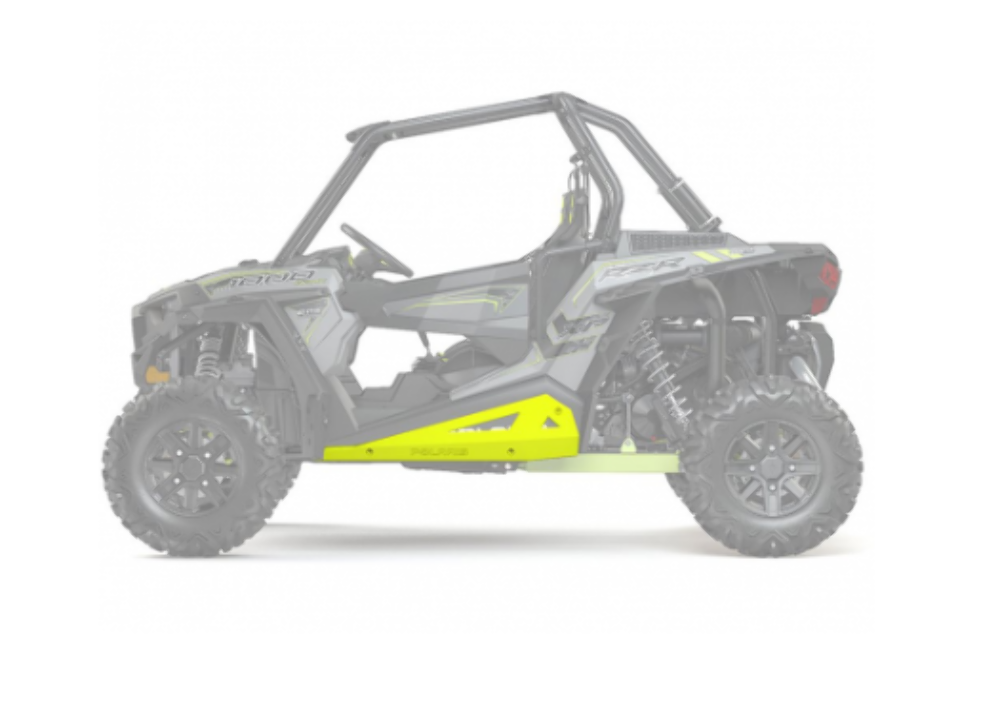 2881587-630 OEM Polaris RZR XP 1000 LOW PROFILE STEEL ROCK SLIDER (LEFT ONLY)