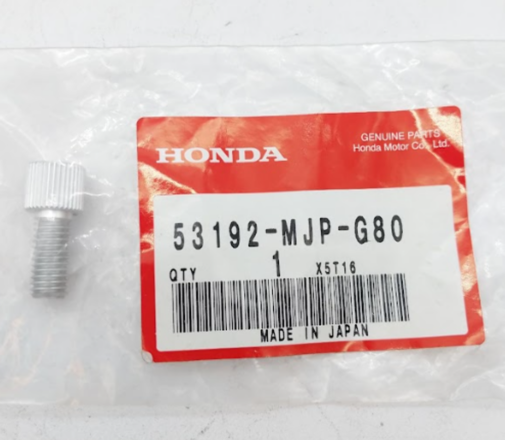 HONDA NEW OEM BRAKE CABLE ADJUSTING NUT 53192-MJP-G80