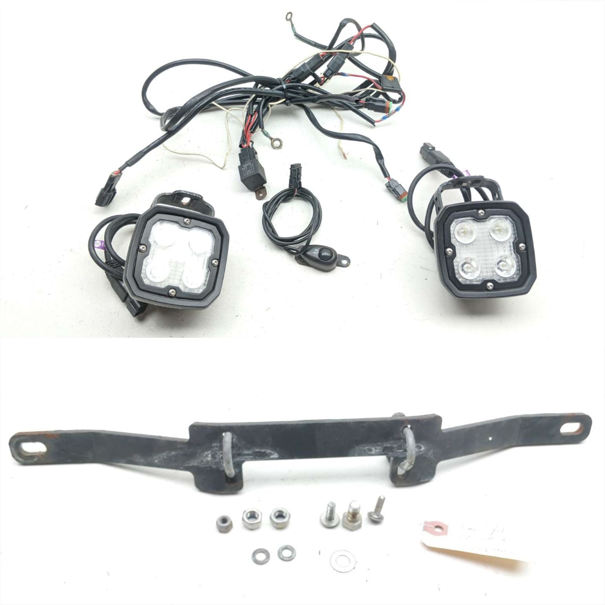 09-13 BMW R1200GS Adventure DENALI Front LED Fog Lights w/ Harness Set