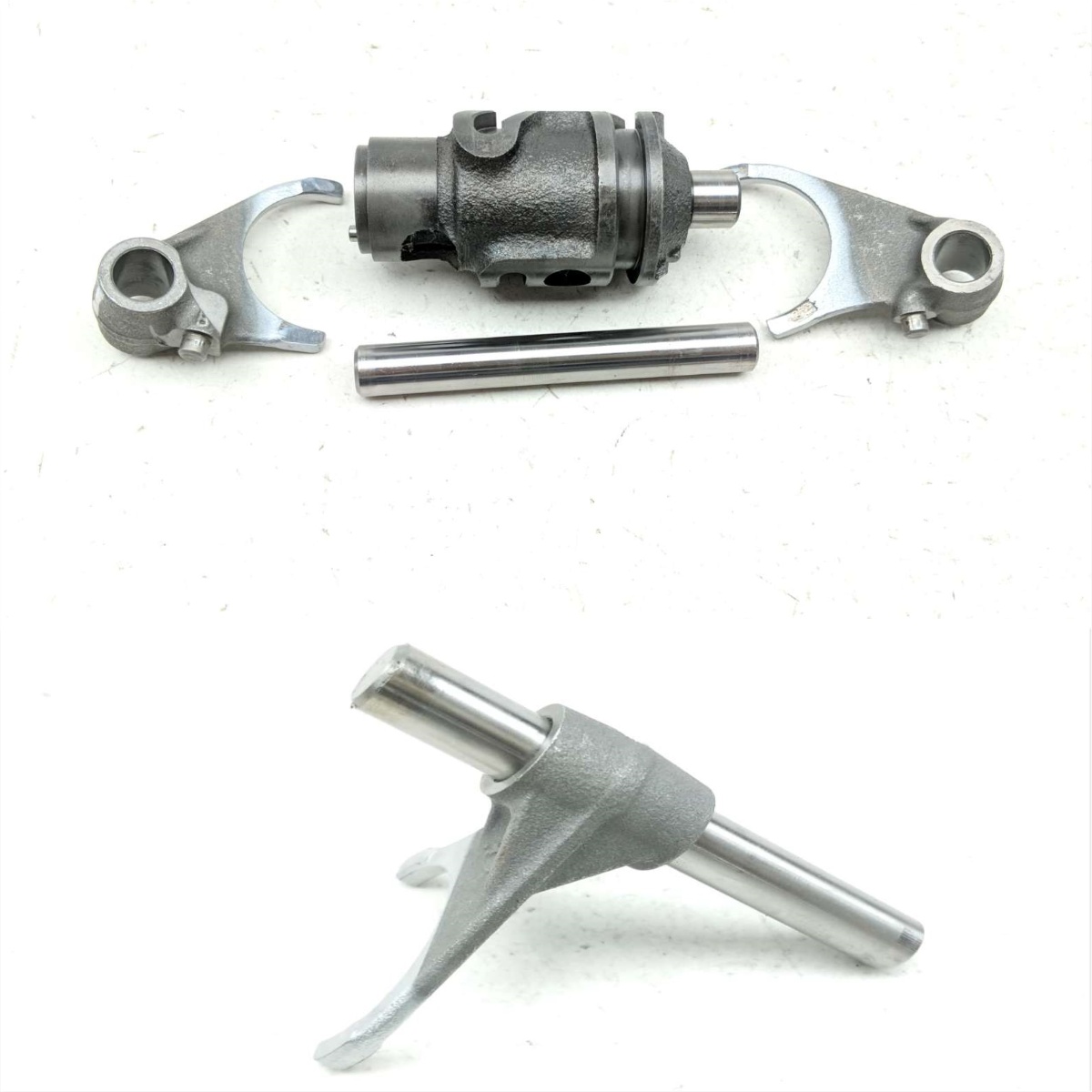 23 Kawasaki KLR650 Engine Motor Transmission Shift Shifter Forks and Drum