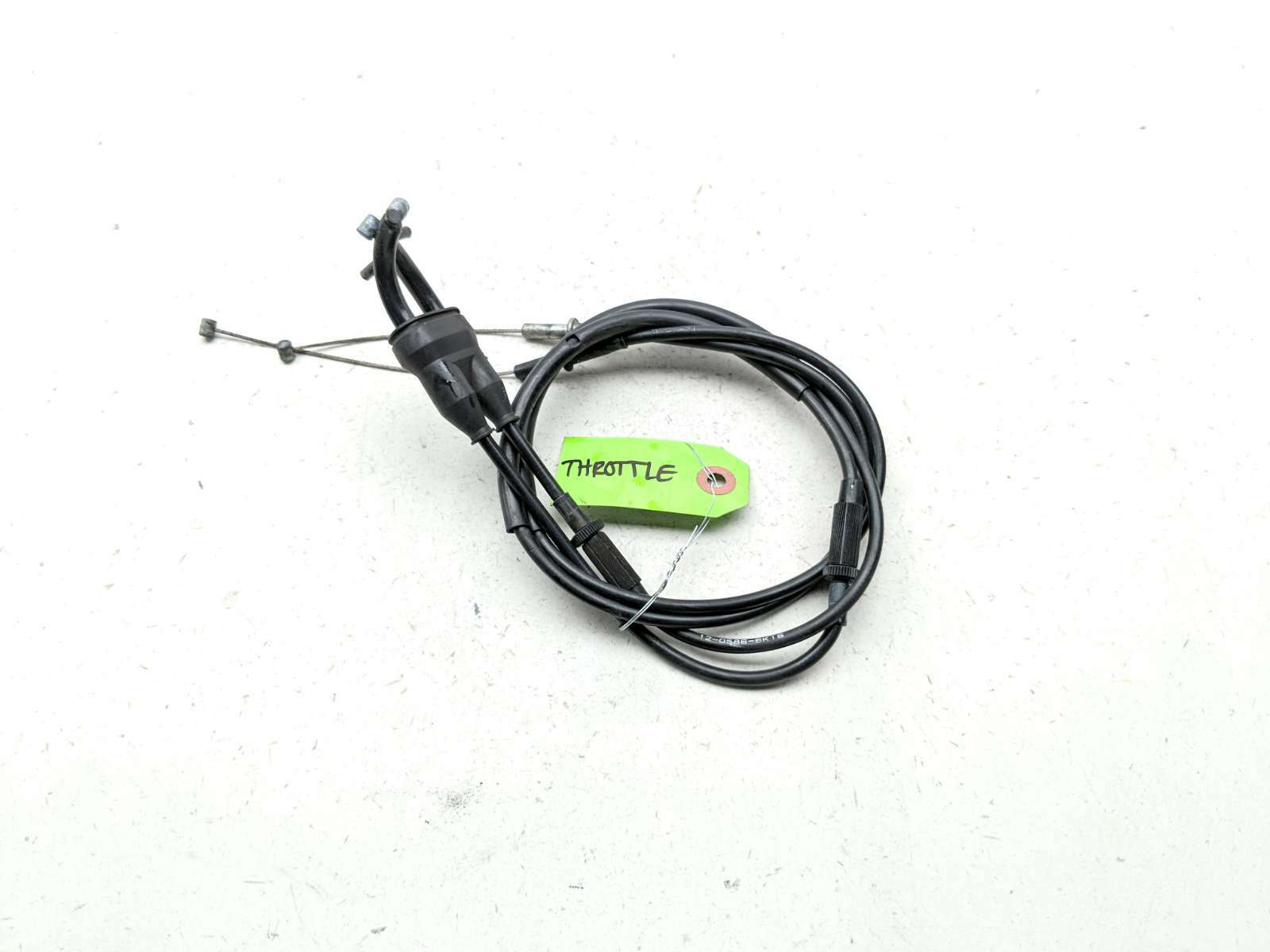 13-18 Kawasaki ZX 636 ZX6R Throttle Cable Lines 12-0586-6K16
