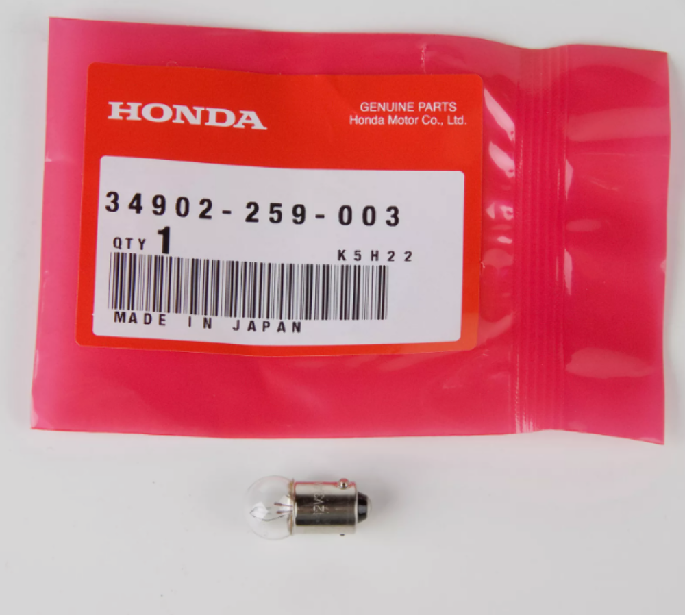 HONDA NEW OEM SPEEDOMETER LIGHT BULB 34902-259-003 QTY 2