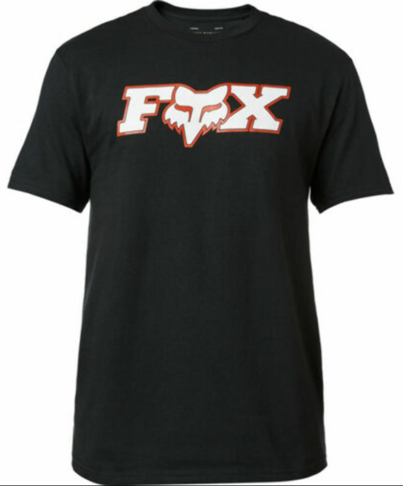 FOX RACING NEW OUTER EDGE SS T-SHIRT BLACK SIZE MEDIUM 26290-001-M