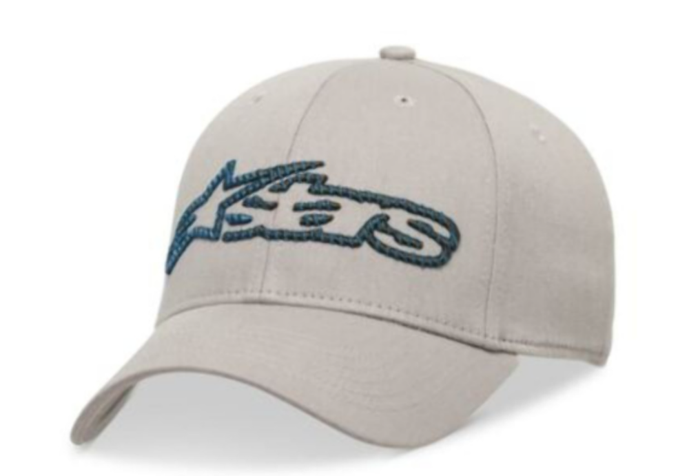 ALPINESTARS BLAZE FADER HAT, SILVER/BLUE SIZE SMALL P/N 482-68695S