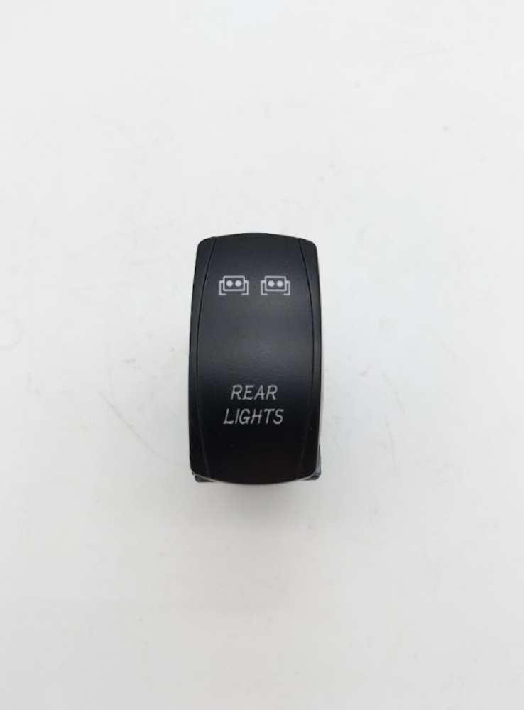 WHIP TECH NEW "REAR LIGHTS" ROCKER SWITCH WHIP-SW-RLT-BLU