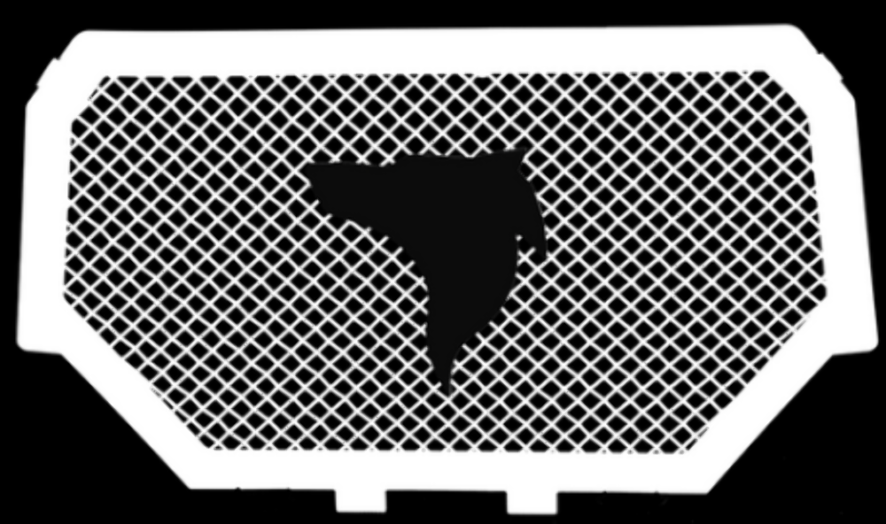 (2014-18)Polaris RZR XP1000 Front Grill Wolfpack Head WP036-BLK