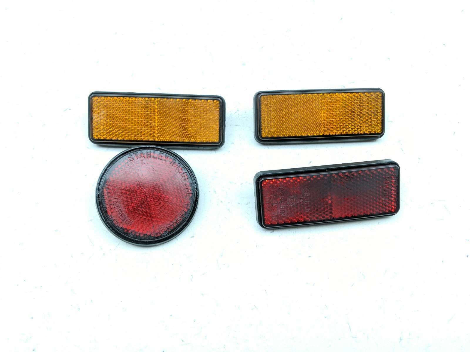 00-09 Yamaha V Star 1100 XVS1100 Red and Amber Reflectors